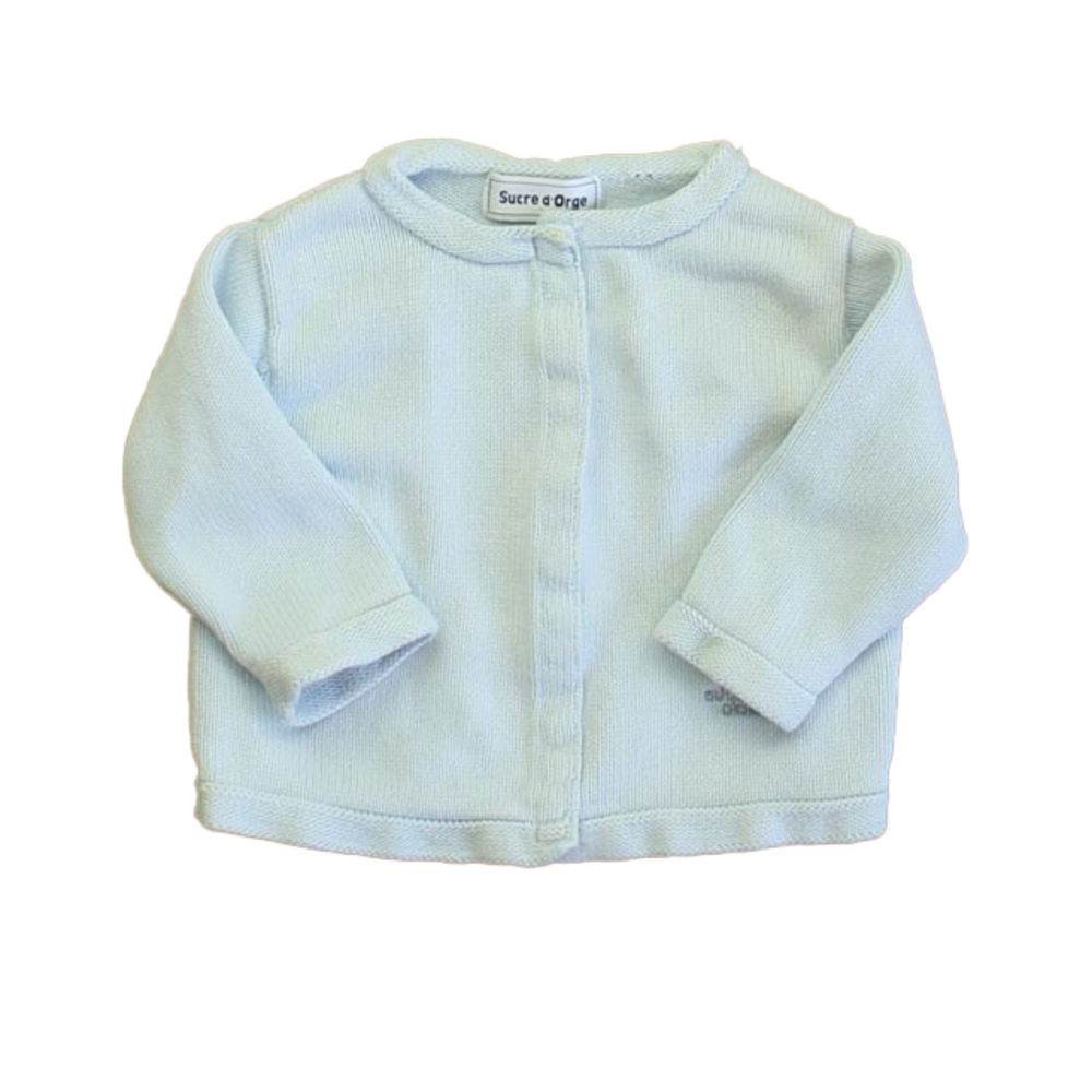 Sucre d'Orge Boys Blue Cardigan size: 9 Months